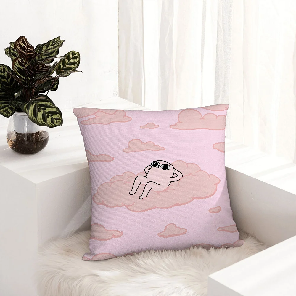 

Funny K-ketnipz Pillow Case Plush Fabric Soft Pillowcase Double Sided Print Sofa Cushion Cover Throw Pillow Covers