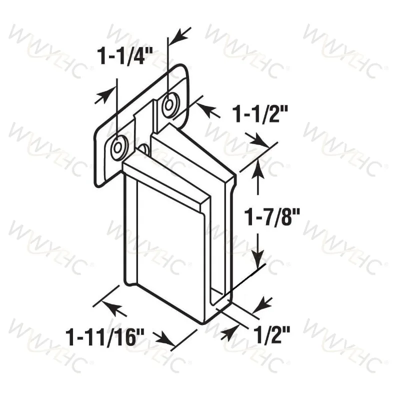 4PCS RV RV Accessories Window Rod Plastic Support Steel Wire Frame Bracket Wall Mounted Bracket (White) with Screws