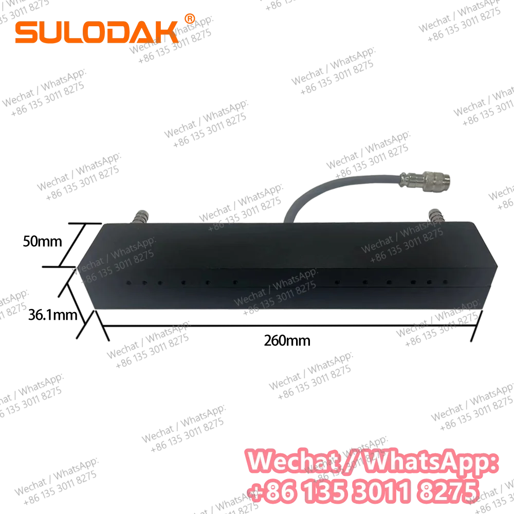 UV LED 240*10mm UV LED Curing Lamp 395nm ink Pre-cure Pinning for UV Printer Silk Screen Printing for Metal/Plastic/PP Bottles