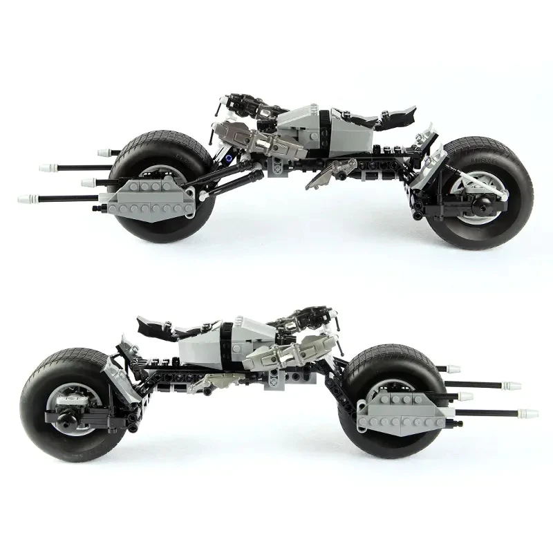 338pcs Super Heroes Series Bat Pod Building Blocks Batmobile Batcycle Car Bricks Toys For Boys Birthday Gifts 7115