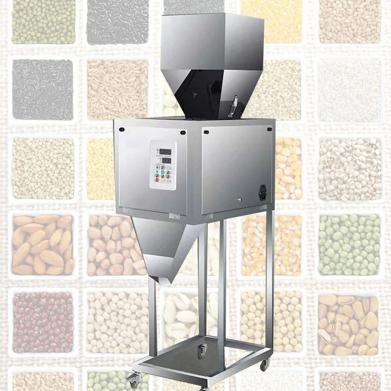 

Multi-function Weighing Filling Machine For Powder Granules Dog Food Hardware Melon Seeds Dispenser Packing Machine