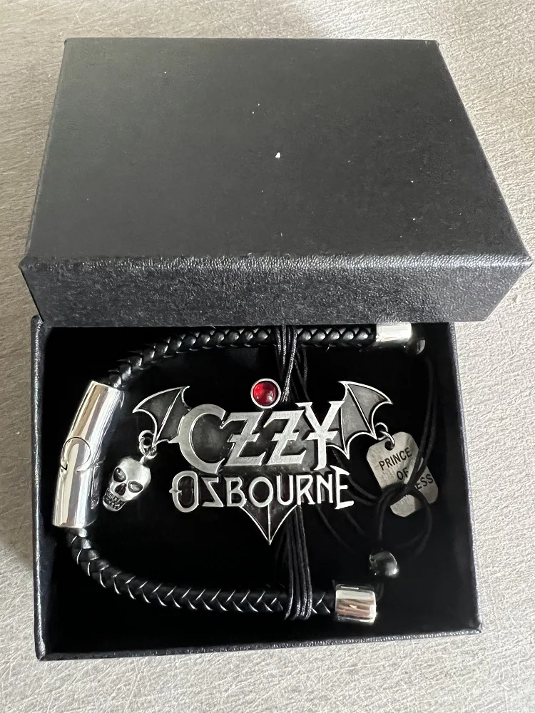 

Limited Gothic Rock Bracelet Ornament For Home Decoration, Halloween Party Table Decor For Rock Fans And Collectors, Spooky Gift