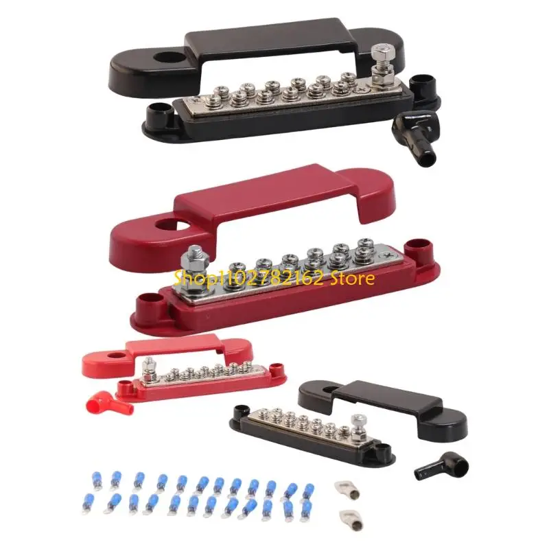 

547B Marine Terminal 12V 250A Power Distribution Block 48Volt 150A 12 Studs Battery Terminal for Boat Automotive