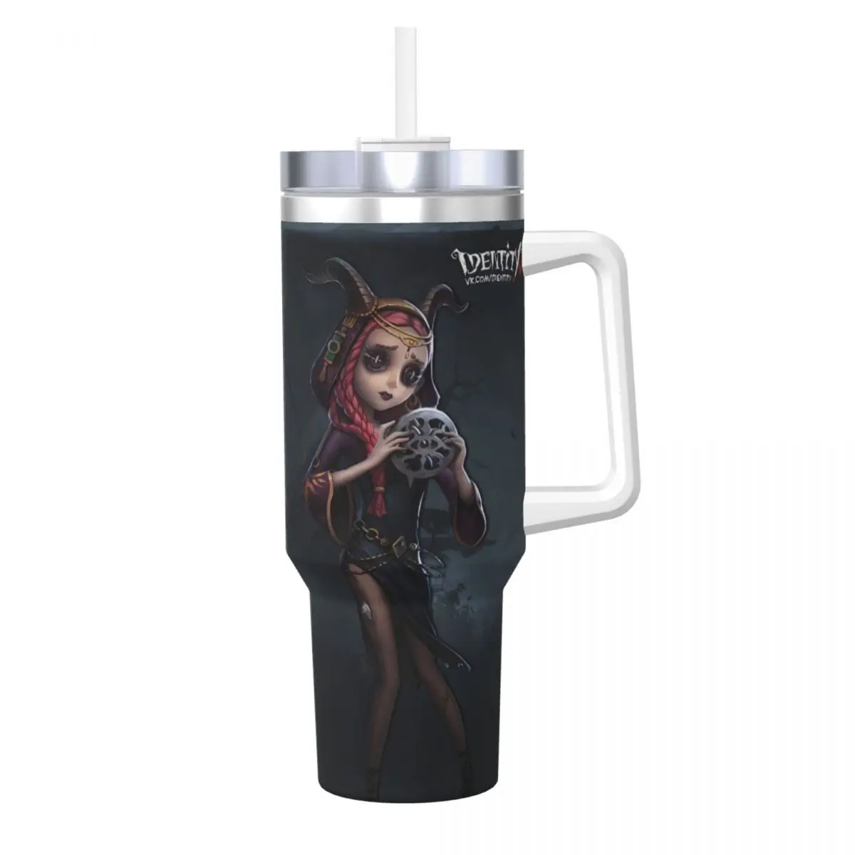 Identitys Vs Stainless Steel Tumbler Travelist Car Mugs Large Capacity Coffee Mug Leakproof Cold and Hot Milk Tea Water Bottle