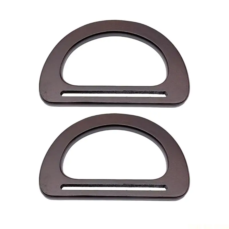 

X90D Handbag Handles D Wooden Purse Handles,Replacement Bags Handle for Bags Purse Handbags Clutch Making Accessories