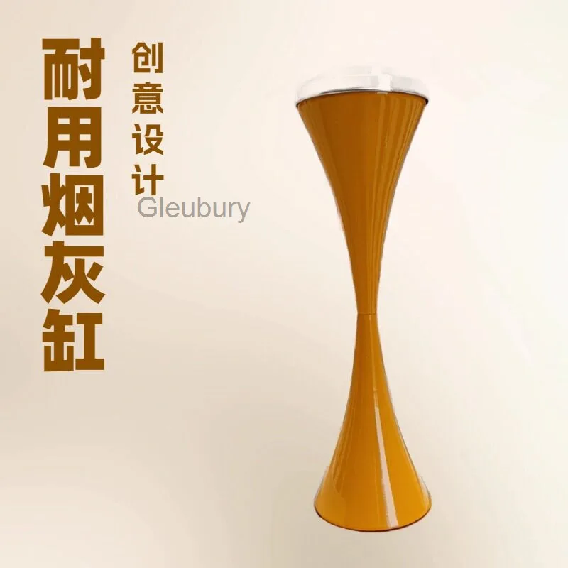 Floor-Standing Bathroom Ashtray with Lid, Creative and Stylish, Suitable for Elevator, KTV, Toilet, Living Room