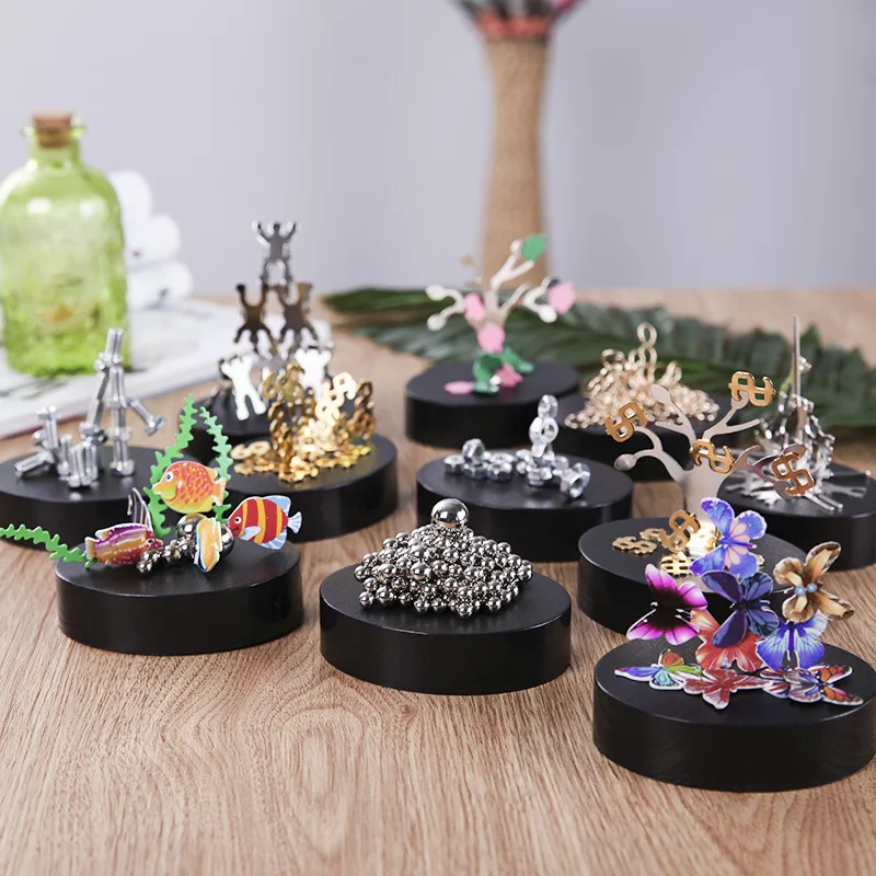 Fun Diy Magnetic Sculpture - Stress-relieving Desktop Magnetic Screw Steel Ball Set, Creative Holiday Gift