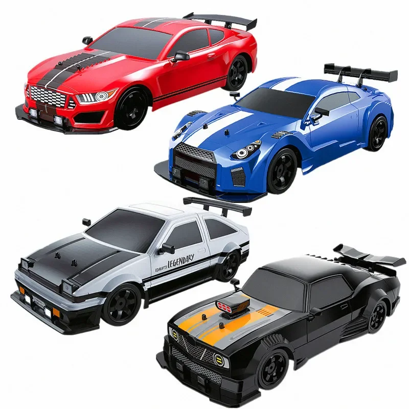 2.4G Drift Rc Car 4WD High Speed RC Drift Car Toy Remote Control Model Vehicle Car RC Vehicle Toy with Light Spray for Child