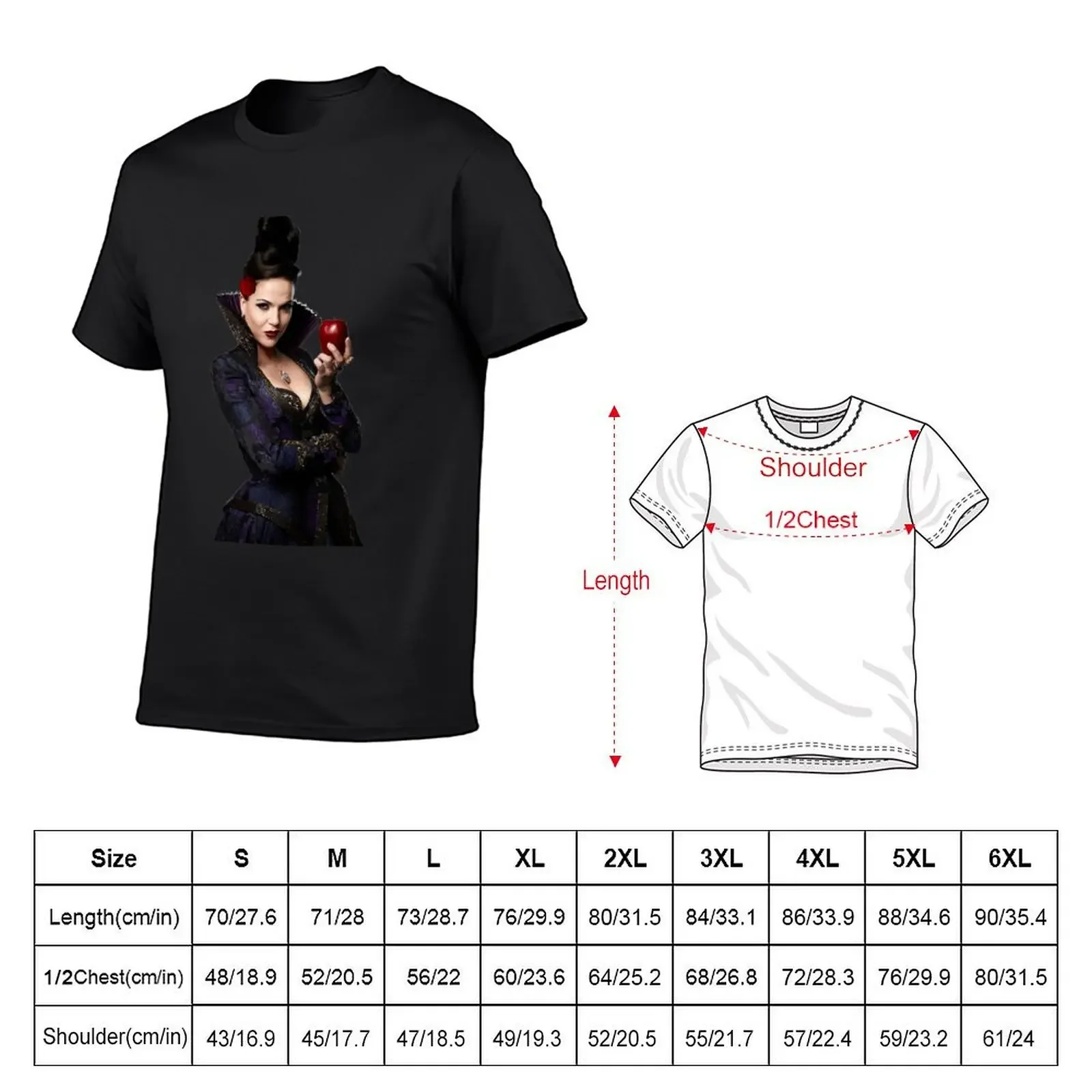 Lana Parrilla- Apple T-Shirt boys whites anime t shirts Short sleeve tee Aesthetic clothing t shirts for men