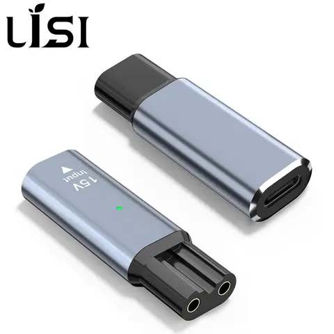 LISI 15V HQ8505 Tipo-C Adattatore per rasoio Convertitore di ricarica per Philips Norelco One Blade Pro QP6510 QP6520 QP6530 Barba Trimmer