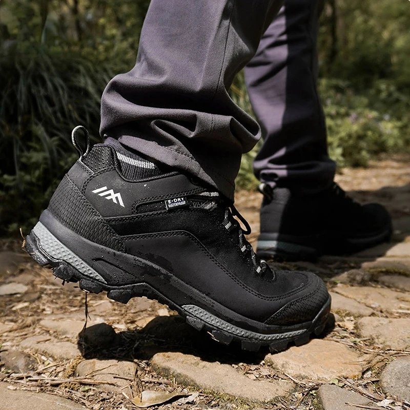 ใหม่ Youpin Extrek กันน้ำเดินป่ารองเท้าลูกไม้ Lace Up รองเท้ากีฬารองเท้าวิ่งกลางแจ้งเดินป่าปีนเขารองเท้าผ้าใบคลาสสิกสไตล์