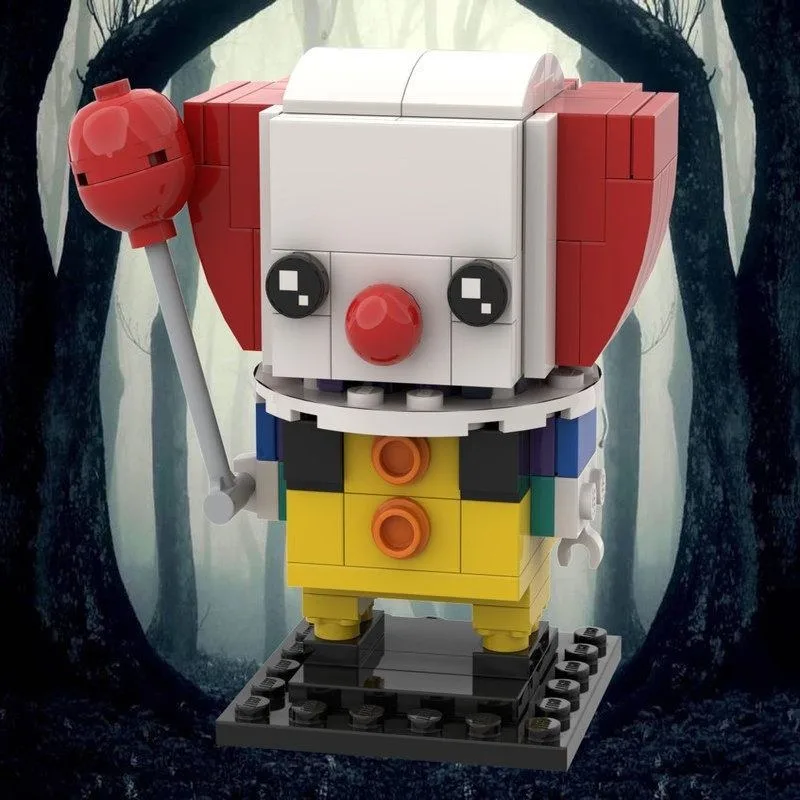 

It Chapter Clown Square Head Building Toys Creative Puzzle for Kids Educational Decorations