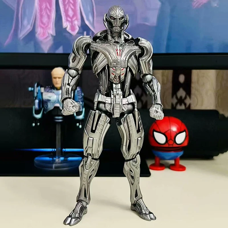 Revoltech Avengers Ultron Actionfigur 17 cm AC Toys Erstaunliche Yamaguchi Ultron Figur Bewegliche Sammlung Ko Ornamente Modellspielzeug – Detail 3