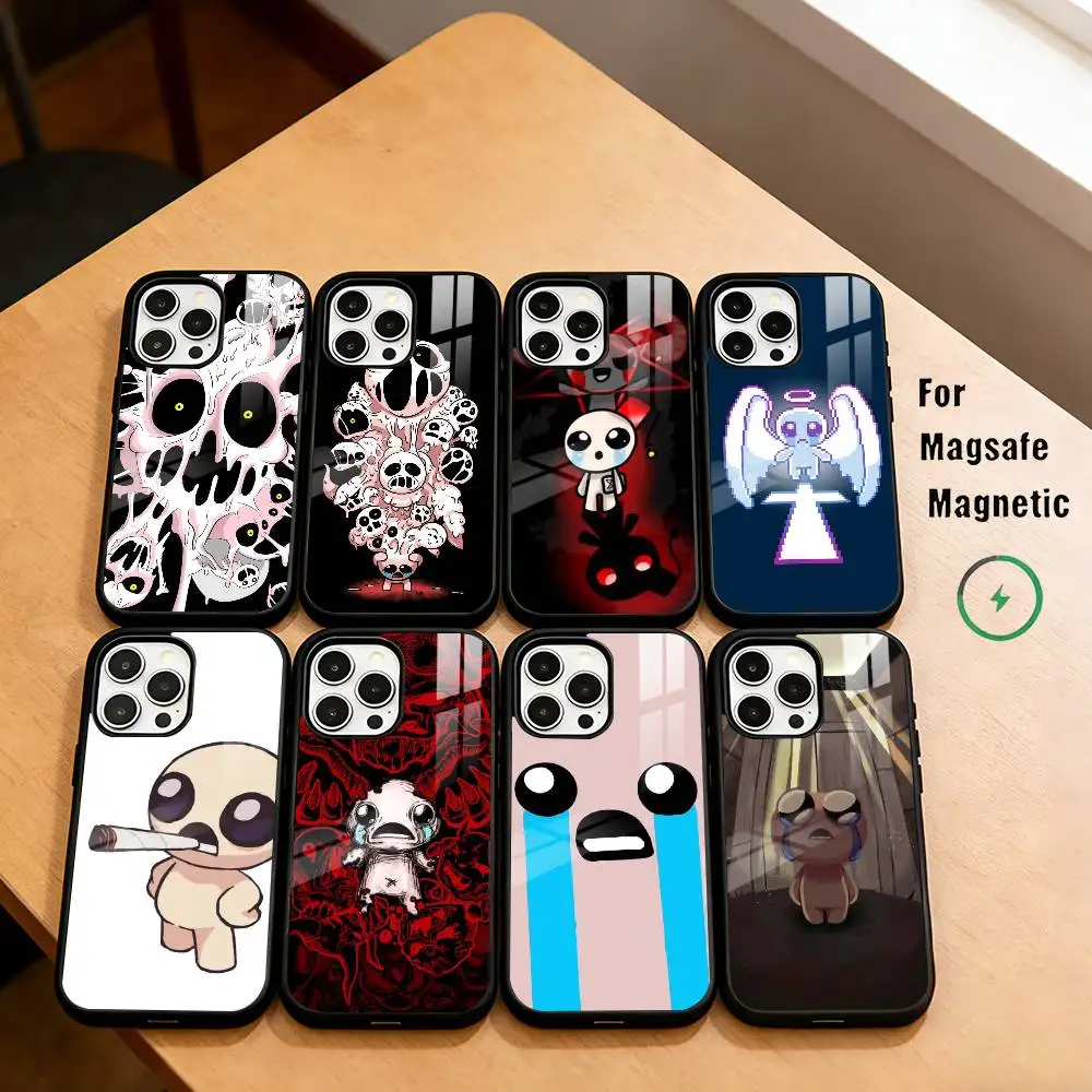 Isaac T-The Binding of Isaac  Phone Case For iPhone17,16,15,14,13,12,11 Plus,Pro Compatible with magnetic wireless charging
