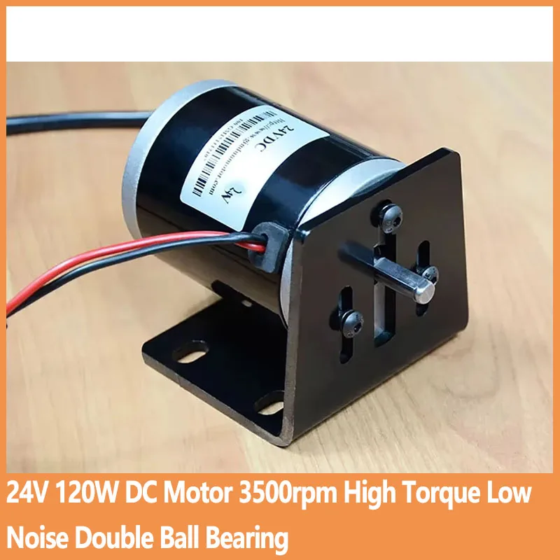 

Двигатель постоянного тока 24 В 120 Вт, 3500 об/мин, высокий крутящий момент, низкий уровень шума, двойной шарикоподшипник, мини-токарный станок Будды