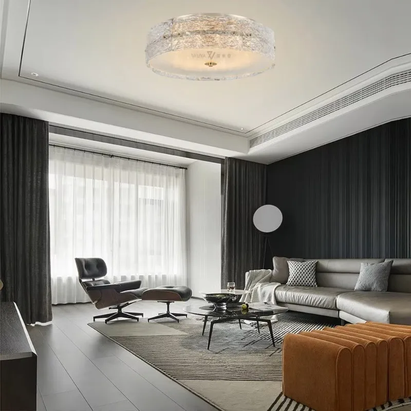 إضاءة جديدة لغرفة النوم أضواء السقف الطعام فندق جودة عالية اليدوية الزجاج مصباح المصمم الإيطالي مصباح السقف المستديرة