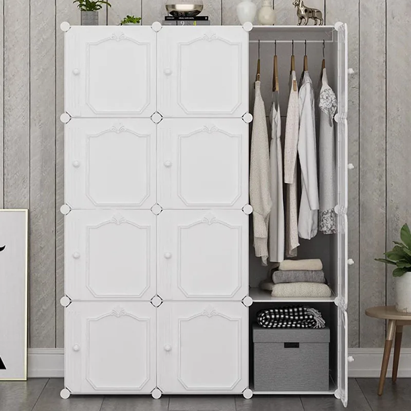 خزانة تخزين خزانة الملابس المنظم أقسام غرفة النوم خزانة الرف بسيط الشمال الساعات الصغيرة Armario الأثاث العصري #2