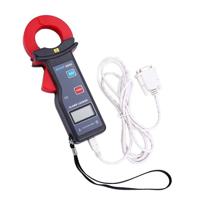 

ETCR6500 ETCR6600 Current Clamp Meter mA Level CT Integral Approach Leaker High Precision AC RS232 Data Hold 0~300A Peak Value