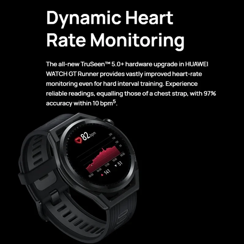 Huawei Watch GT Runner Smartwatch Bluetooth Call Waterproof Scientific Running Program Real-Time Heart Rate Men Sports Bracelet