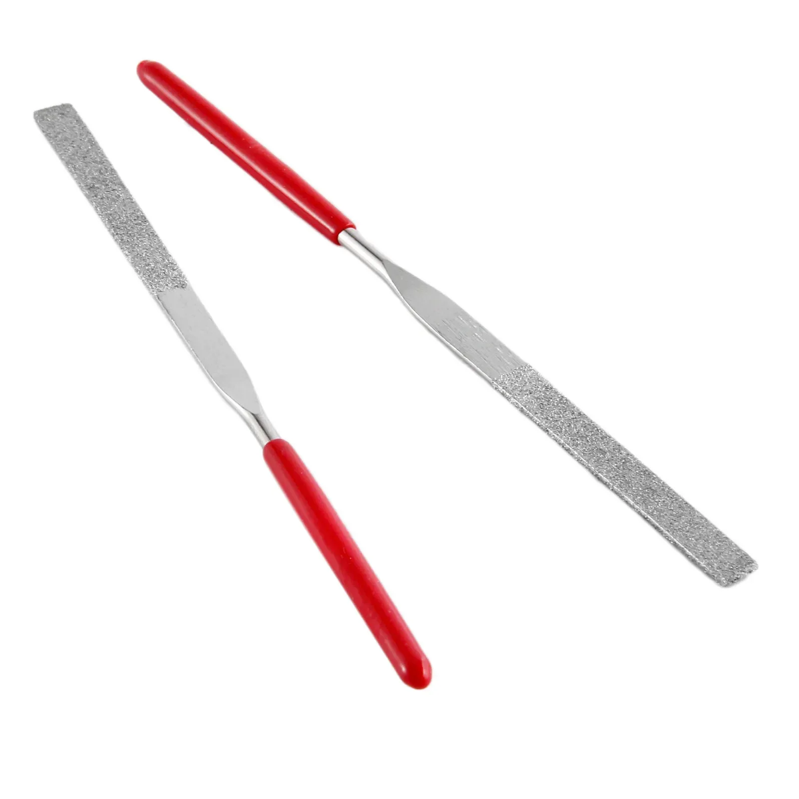 DRELD 1Pc 140mm Flat Diamond Needle File Cutting Repair Hand Tools for Metal Ceramic Glass Gem Stone Hardened Steel Jewelry