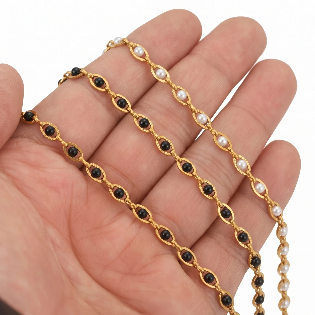 0.5Meter/1Meter Artificial Pea - đánh giá và giá Pearl Trim Chain