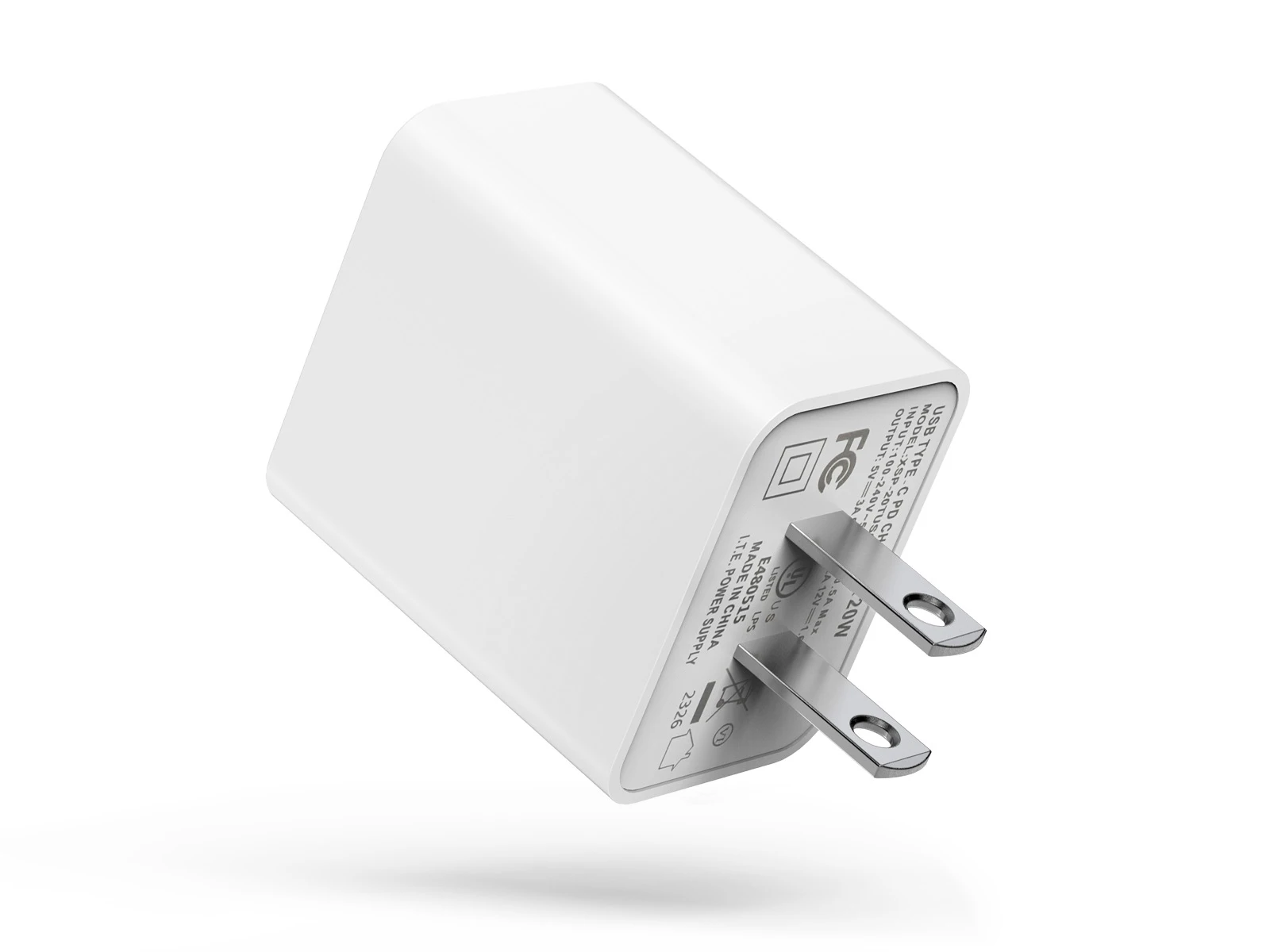 Waveshare PD20W Fast Charger, USB Type-C Wall Charger Block, US Plug, Compatible With Multiple Charging Protocols Such As PD/SCP