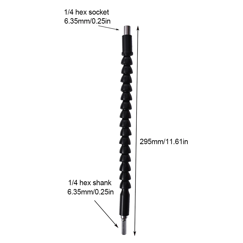 Electric Drill Screwdriver Bit Multifunction Snake flexible Hose Cardan Shaft Connection Soft Extension Rod Link Power Tool