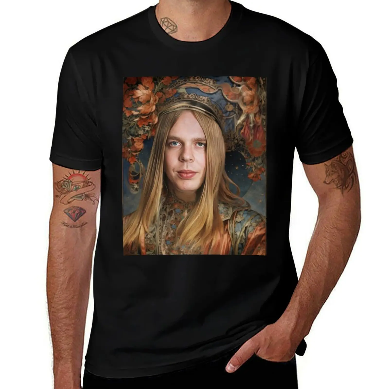 Young Rick. Prince of Prog. T-Shirt Vintage Style Printed Top