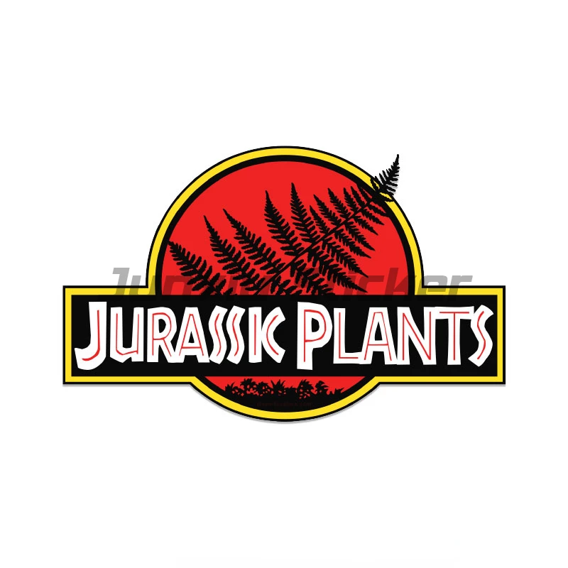 Jurassic Park Logo Car Stickers Retro Car Sticker Waterproof for Windshield Bumper Motorcycle Helmet Decal High Quality KK Vinyl