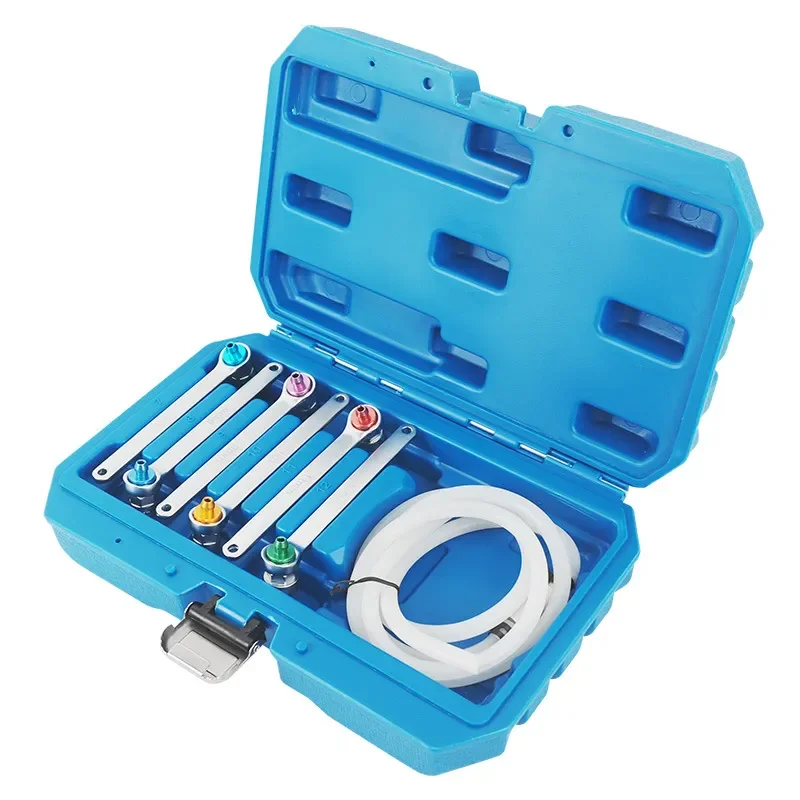 for Brake Wrench Set 7 Piece Oil Drain Screw Sleeve Exhaust Tool Kit Automotive Repair Long Tail Keywords Bleeder Socket