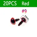 20pcs Red Size 9