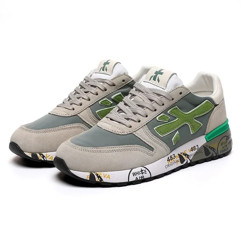 Premiata Heren Sneakers Ss24 Nieuwe Casual En Sport Luxe Design Ademende Waterdichte Multi-Color Element Trendschoenen Voor Heren