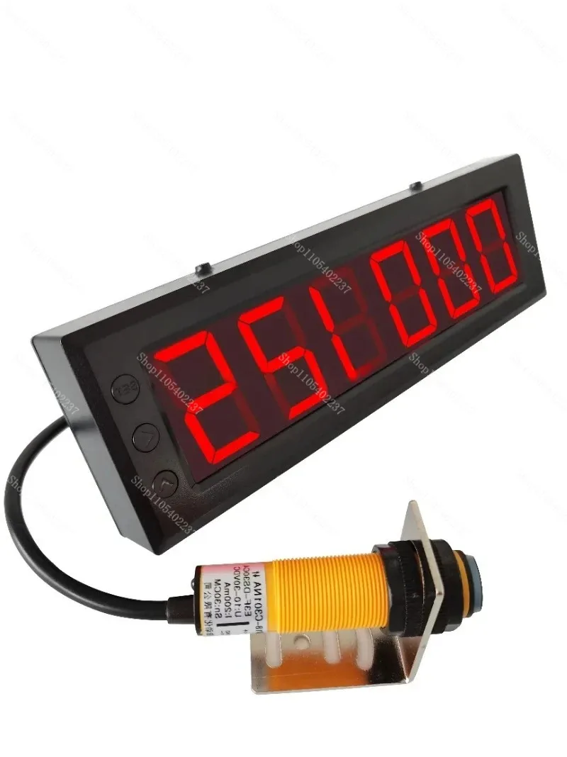 Industrial Electronics Digital Display Counter Infrared Automatic Induction Counter Conveyor Belt Large Screen Manual Counting