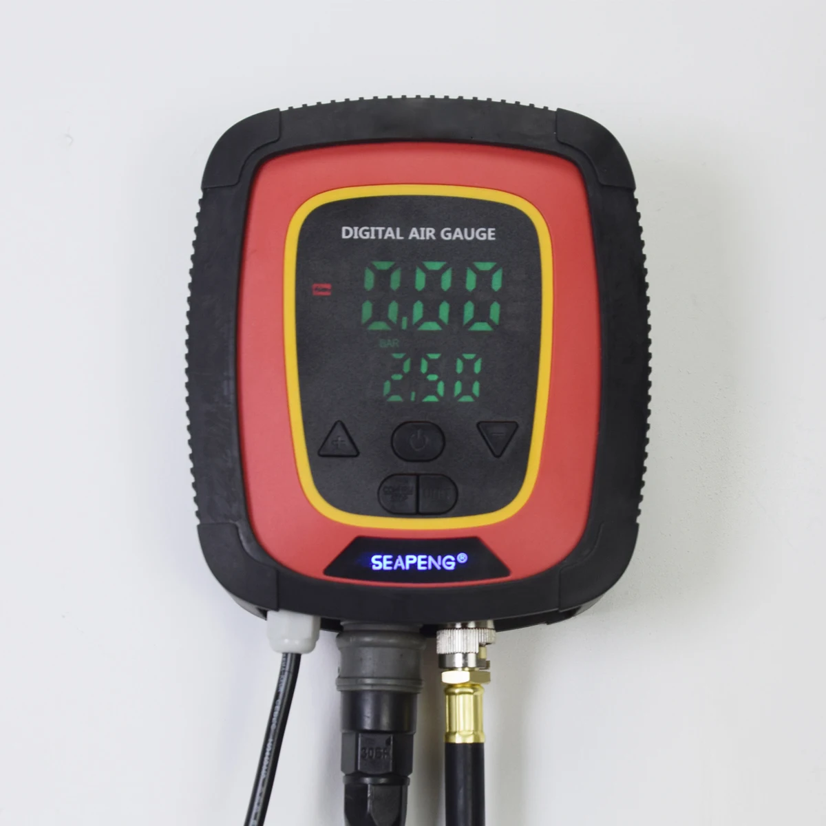 

Smart Sensor Tire Inflator with Automatic Pressure Detection Preset for Auto/Motorcycle/Bicycle Use Convenient Pump Feature