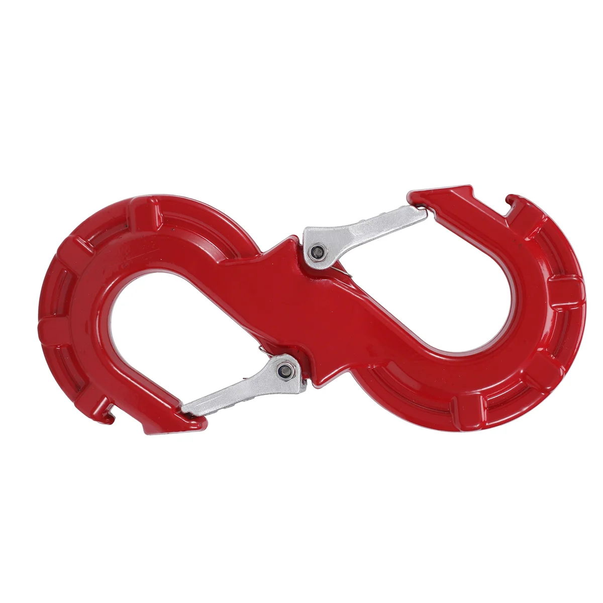 Red S-Shape Quick Shackle Trailer Hook Car JK Offroad Towing Kits Auto Trailer Shackle