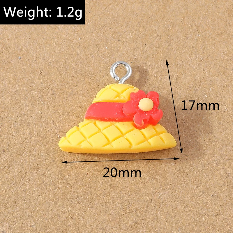 15 teile/los Mix Nette Harz Blume Charms für Die Herstellung Von Ohrringen Halskette Anhänger DIY Handgemachte kinder Schmuck Zubehör Erkenntnisse – Detail 35