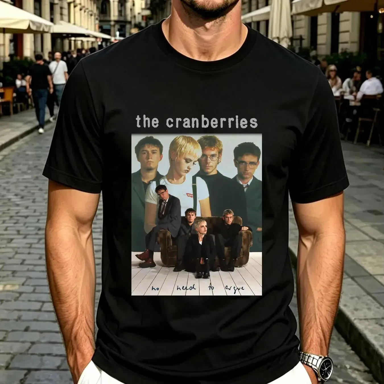 washed T Shirt The Cranberries No Need 1996 To Argue S 5Xl long or short sleeves vintage Washed Breathable Slightly Comfortable