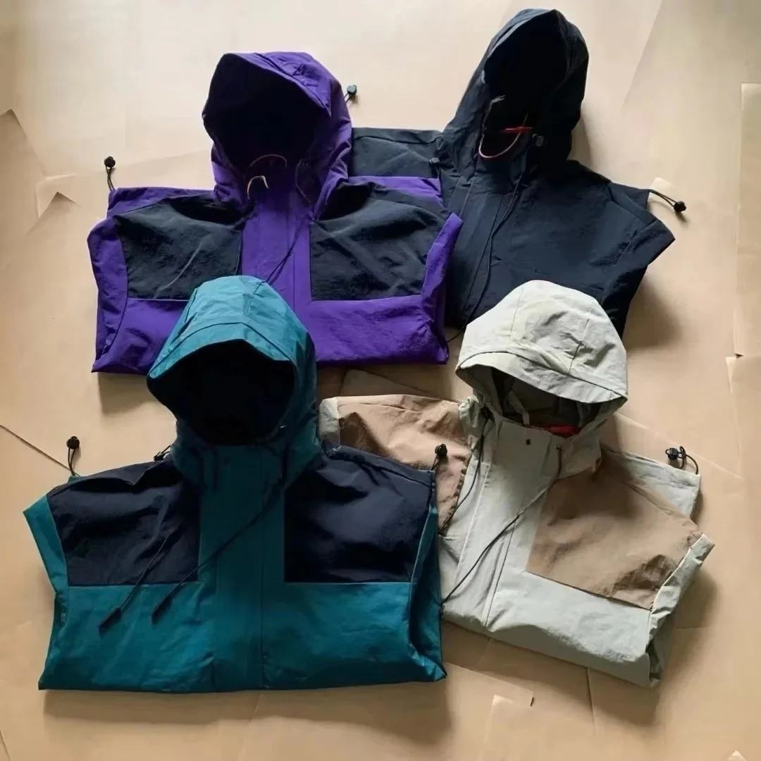 

ARC Outdoor Mountaineering and Cycling Patchwork Soft Shell Windbreaker, Couple Jacket, Spring and Autumn Mountaineering Coat