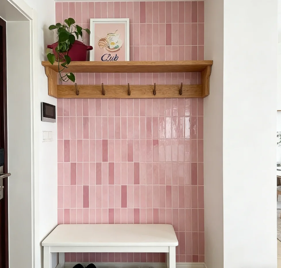 5-20 Pieces New Tile Sticker Self-adhesive, 22.9x29cm Green Tile Backsplash Bathroom Wall Tile Sticker, Water and Mold Resistant