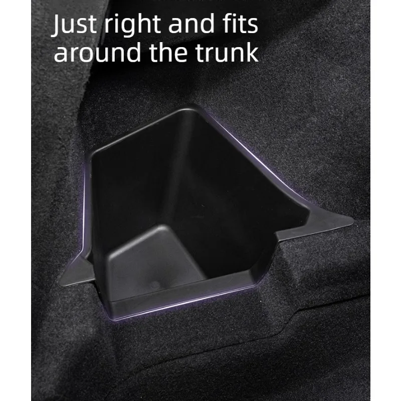 

Car Trunk Side Storage Box Applicable to Tesla Model 3 Y Highland Interior Organizer Accessories 2026