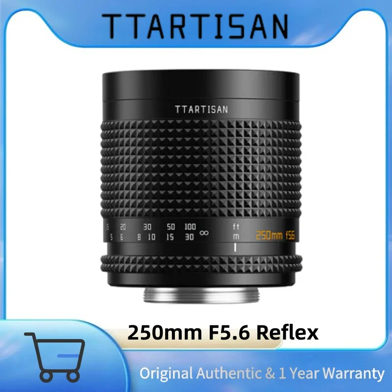 

TTArtisan 250mm F5.6 Reflex Full Frame Manual Focus Lens for M42 mount Mirrorless Camera