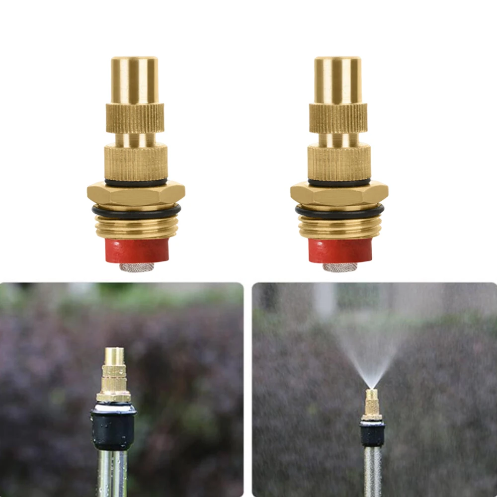 1 قطعة/2 قطعة فوهة الري الرش التغشية رذاذ فوهة قابل للتعديل سقي رذاذ G1/2 ''ذكر الموضوع حديقة رذاذ رئيس #3