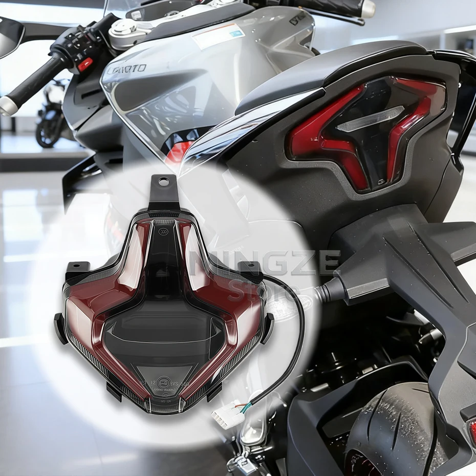 ل Cf Moto cf450SR SRS NK CF400-6-9-12 450Nk دراجة نارية الذيل ضوء الفرامل الخلفية ضوء الأصلي الخلفية الذيل ضوء ل CFMOTO 450SR #1