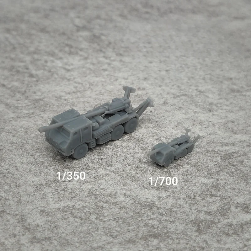 

5PCS PCL-181 Truck Cannon Resin Model 1/350 Or 1/700 Tank Chariot Miniature Model TK206