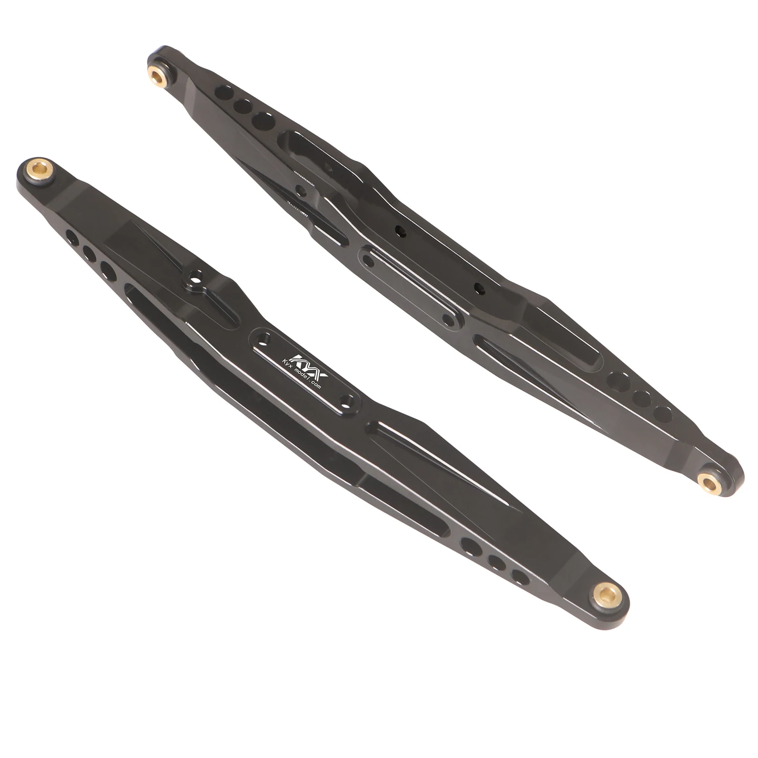 Kyx racing conjunto de braço traseiro de alumínio, peças de atualização, acessórios para carro rc losi 1/10 ford f100 baja rey 2.0