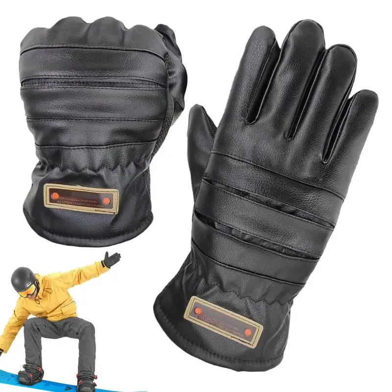 Guantes de invierno a prueba de frío para motocicleta, guantes militares de dedo completo para deportes al aire libre, guantes para Motocross, snowboard, esquí