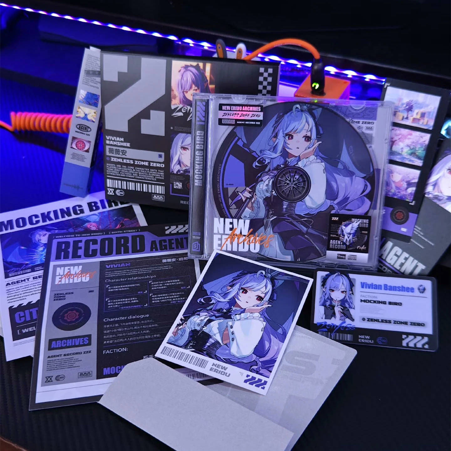 

Game Zenless Zone Zero Saku Mizuno Music CD Best Vivian Banshee Album Music Record Cosplay Story Image DVD Soundtracks Box Gifts