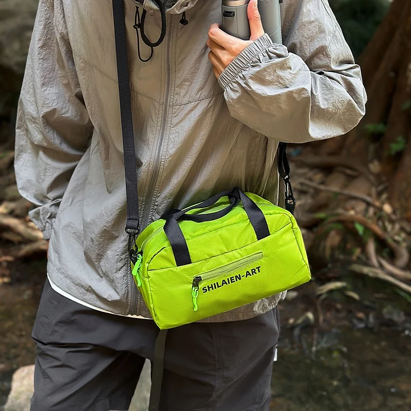 Outdoor Nylon Bowling Bag Lightweight Wear-resistant Crossbody