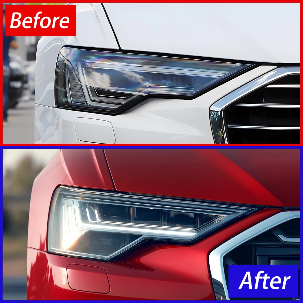 LED Auto Headlights Assembly For Audi A6 A6L C8 2019-2022 Car Front Lamps Upgrade High Quality Projector Lens Tools Accessories