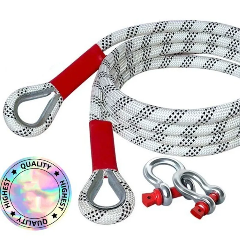 

Буксировочный трос для автомобиля Внедорожник может быть буксирным тросом на 3-10 тонн, версия буксирного троса, которая очень надежный и износостойкий.